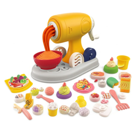 🍜✨ آلة صنع المعكرونة بالملتينة للأطفال – Noodle Machine! ✨🍜